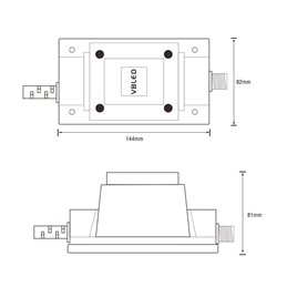 Outdoor power supply 12V AC 80W IP67
