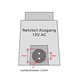 Outdoor power supply 12V AC 80W IP67