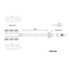 Gartus 6-way distribution cable 2m 12V - outdoor use
