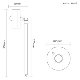 Outdoor radio motion detector "Laverna