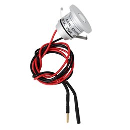 1W LED Mini recessed spotlight "ALDYNE" Minispot Silver