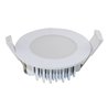 LED recessed spotlight downlight, round, white, warm white, 10W