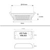 LED recessed luminaire "Whitestar II" - 13W