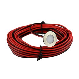 LED mini recessed bathroom luminaire "Aldonna" - 0.3W - 12V DC with 7 metre cable