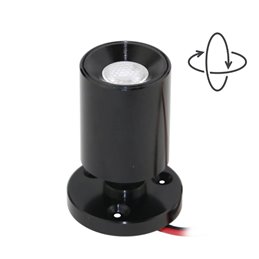 LED Mini Surface Mounted Spotlight "TINI" 1W Rotating & Swivelling