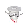 1W LED Mini Recessed Spotlight "ALDYNE" Silver - 12VDC - IP65 - 3000K