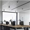 LED surface mounted luminaire in white 3K 8W