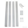 Surface-mounted frame for LED panel (62 cm x 62 cm) quick and easy assembly