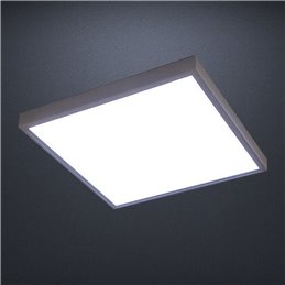 Surface-mounted frame for LED panel (62 cm x 62 cm) quick and easy assembly