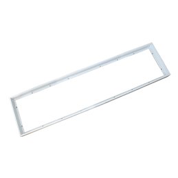 Surface-mounted frame for LED panel (120 cm x 30 cm) quick and easy assembly