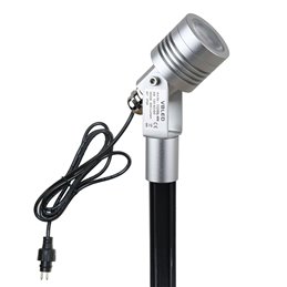 6W LED Garden Spotlight "Cypress" Warm White 12V IP68 Silver