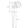 LED Garden Spotlight "Mutatio" 3000K 3-Step Dimmer 3W, 6W, 10W EZDIM
