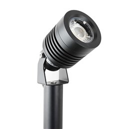 LED Outdoor Spotlight with Ground Spike - 3W-6W-10W - EZDIM - 3000K WW - 12VAC/DC
