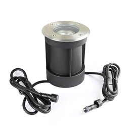 LED Ground Recessed Spotlight 12V AC with 5W LED Bulb Warm White