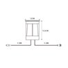 LED Ground Recessed Spotlight 12V AC with 5W LED Bulb Warm White