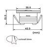 3W Mini Recessed Spotlight - "Luxonix" - IP65 - 3000K