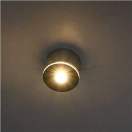 3W LED Mini Recessed Spotlight / Mini Spot / Surface Mount Ceiling Spot - Aluminum, IP65, 3000K