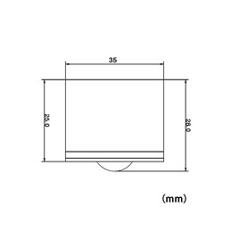 3W LED Mini Recessed Spotlight / Mini Spot / Surface Mount Ceiling Spot - Aluminum, IP65, 3000K
