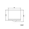3W LED Mini Recessed Spotlight / Mini Spot / Surface Mount Ceiling Spot - Aluminum, IP65, 3000K