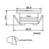 3W Mini recessed spotlight Mini Spot "Pialux"- IP65 - 3000K 3V 700mA