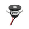 1W LED mini recessed spotlight "ALDYNE" black - 12VDC - IP44 - 3000K