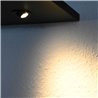 Fisheye 3W LED Spotlight 3000K 12VDC Swivel black