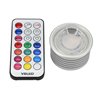 12V RGB+WW Illuminant LED Modules incl. Remote - MR16/GU5.3 -3000K 7W