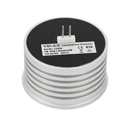 12V RGB+WW Illuminant LED Modules incl. Remote - MR16/GU5.3 -3000K 7W