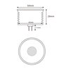 12V RGB+WW Illuminant LED Modules incl. Remote - MR16/GU5.3 -3000K 7W