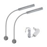 Set of 2 LED bed lighting reading lamp two flames- 2X6W -3000K - DIMMABLE