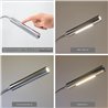 Set of 2 LED bed lighting reading lamp two flames- 2X6W -3000K - DIMMABLE