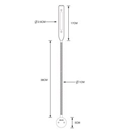 Set of 1 LED wall lamp-3W - 40cm gooseneck - DIMMABLE