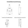 Set of 1 LED wall lamp-3W - 40cm gooseneck - DIMMABLE