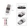 Connector low voltage 2-fold