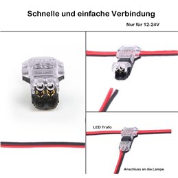 T connector low voltage 3-fold