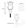 Mini LED recessed floor light Floor Mini single spot IP67 3000K