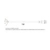 RGBW CABLE with connector 5X0,35MM²