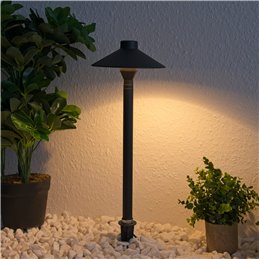 Gartus "Flat Hat" LED Bollard Light 12V AC/DC 6W 3000K