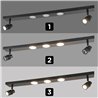 LED ceiling light 5-flame, 31W, 3000K (light module changeable)
