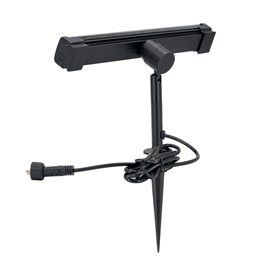 LED garden spotlight, swivelling with ground spike 12VAC/DC 5.5W 3000K
