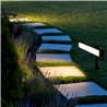 LED garden spotlight, swivelling with ground spike 12VAC/DC 5.5W 3000K