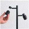 Garden spotlight MIYA 2-flame 13W 12V Outdoor IP65 3000K