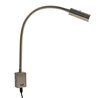 Set of 1 LED wall lamp - DIMMABLE -3W - 40cm gooseneck