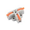 10 pcs. T-shaped crimp cable plug with fixing screws