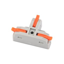10 pcs. T-shaped crimp cable plug with fixing screws