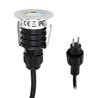 Set of 6 Mini LED Recessed Floor Light Switchable Double Color Temperature 12VDC 3 STEP DIM
