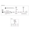 Set of 6 Mini LED Recessed Floor Light Switchable Double Color Temperature 12VDC 3 STEP DIM