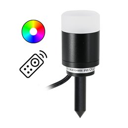 RGB+W LED Garden Light "STELLA" - 1W - 12V AC - IP65