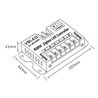 Zigbee RGBW LED Controller 4 Channel 12-24VDC Multifunction LED Strip Panel Controller