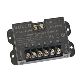 Zigbee RGBW LED Controller 4 Channel 12-24VDC Multifunction LED Strip Panel Controller